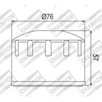 Champion Oil Filter Element - COF084