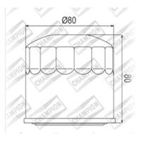 Champion Oil Filter Element - COF102