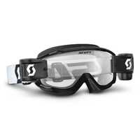 SCOTT Split OTG WFS Goggle - Black/White (Clear Lens)