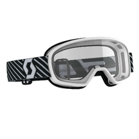 SCOTT YOUTH Buzz MX Goggles - White (Clear Lens)