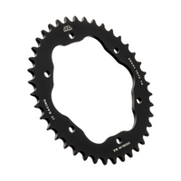 JT Rear Alloy Sprocket - 43T 520P - Black (760 or 770 adaptor required)