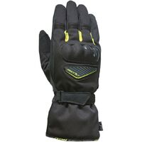 Ixon Pro Arrow MS Textile/Leather Glove Black/Bright Yellow - Glove