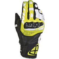 IXON RS RING BLK/WHT/BYL - Motorcycle Glove