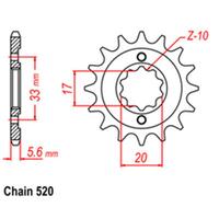 Front Sprocket - Steel 13T 520P
