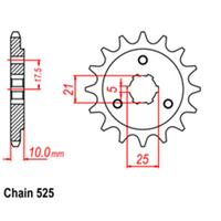 Front Sprocket - Steel 13T 525P