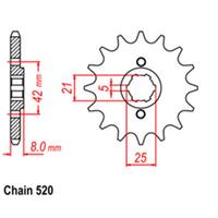 Front Sprocket - Steel 14T 520P