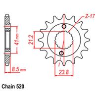 Front Sprocket - Steel 13T 520P