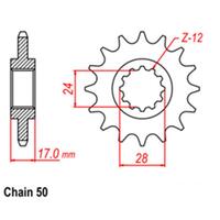 Front Sprocket - Steel 15T 530P