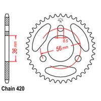 Rear Sprocket - Steel 28T 420P