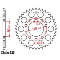 Rear Sprocket - Steel 36T 525P D/D