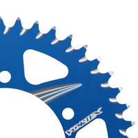 Vortex Alloy Rear Sprocket 420-47T - Yamaha - Blue