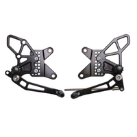 Vortex Rearsets (Black) - Kawasaki ZX-6R ('13-18)