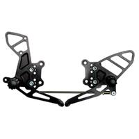 Vortex Rearsets (Black) - Suzuki SV1000 ('03-09) / SV650 ('03-10)