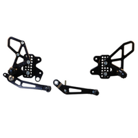 Vortex Rearsets (Black) - Suzuki GSX-R600/750 ('11-23)