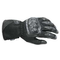 Dririder Air-Ride Summer Black Road Gloves [Size: XL]