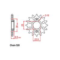 Front Sprocket - Steel 13T 520P