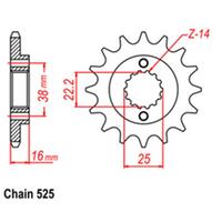 Front Sprocket - Steel 15T 525P