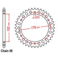 Rear Sprocket - Steel 42T 530P