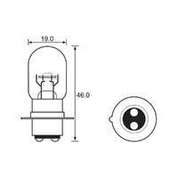 Bulb - Headlight 6V 15/15W - PX15D