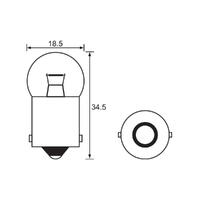 Bulb - Indicator 6V 10W - BA15S