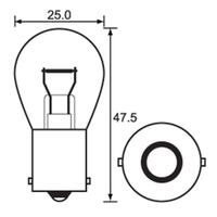 Bulb - Indicator 32CP - BA15S