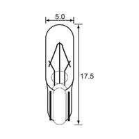Bulb - Wedge Type 12V 1.2W - T5