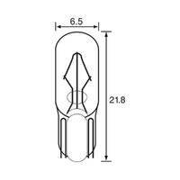 Bulb - Wedge Type 12V 3W - T6.5