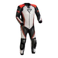 Difi "Imola" 1pc Racing Suit - Black/White/Red [Size: S / 48]