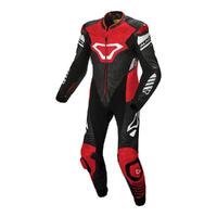 Macna Suit Tracktix 1Pce Blk/Red/Wht [Size: M / 50]