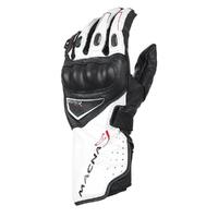 Macna Vortex Gloves White/Black [Size: S]