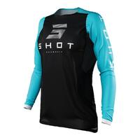 Shot Contact Jersey - Shelly Turquoise [Size: XS]