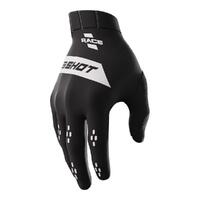 Shot Race Gloves - Black [Size: 7]