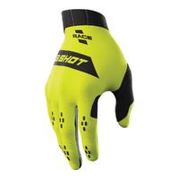 Shot Race Gloves - Neon Yellow [Size: 9]