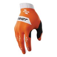 Shot Race Gloves - Orange [Size: 8]
