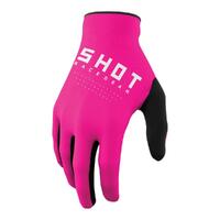 Shot Raw Gloves - Pink [Size: 6]
