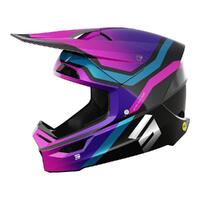 Shot Race Helmet - Sky Purple Chrome