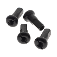 States MX Alloy Spoke Nipple - Front 9 Gauge - Black