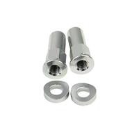 States MX Rim Lock Nut Kit - Silver