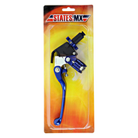 States MX Universal Clutch Perch And Lever - STD Flex - Blue