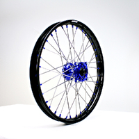 States MX Front Wheel 21 x 1.6 Kawasaki KX250F/450F 06-18 - Black/Blue