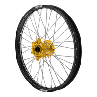 States MX Front Wheel 21 x 1.6 Suzuki RM-Z250/450 07-15 - Black/Gold/Gold