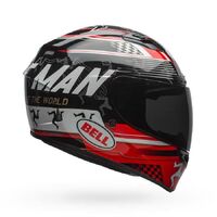 Bell Qualifier Dlx Mips Isle Of Man - Black/Red Helmet