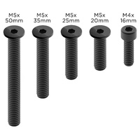Quad Lock Spare Part - Replacement Pro Screw Set - Black