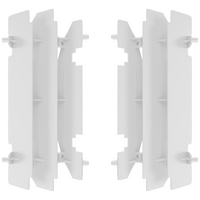 Polisport Radiator Louvers - Suzuki RM/DRZ - White