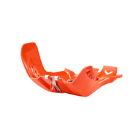 Polisport Skid Plate/Linkage Guard Fortress - KTM/Husq. Orange