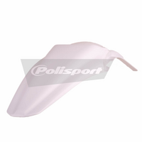 Polisport Rear Fender - Kaw KX250F ('13-16), KX450F ('12-15) - White