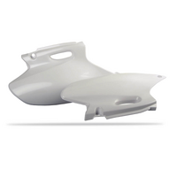 Polisport Side Covers - Yam YZF/WRF - White