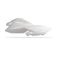 Polisport Side Covers - Hon CRF250R 06-09 - White