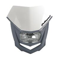 Polisport Halo Headlight - Grey/White