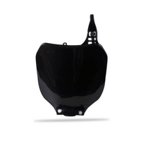 Polisport Front Number Plate - YZ/YZF - Black